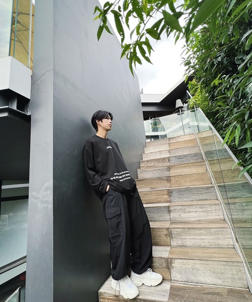 Figments(フィグメンツ)の「ナイロンカーゴパンツ(カーゴパンツ・レディース・ブラック/カーキ・FREE)」の21枚目の写真