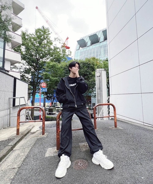 Figments(フィグメンツ)の「ナイロンカーゴパンツ(カーゴパンツ・レディース・ブラック/カーキ・FREE)」の4枚目の写真