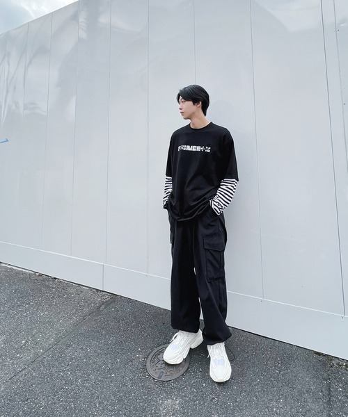 Figments(フィグメンツ)の「ナイロンカーゴパンツ(カーゴパンツ・レディース・ブラック/カーキ・FREE)」の7枚目の写真