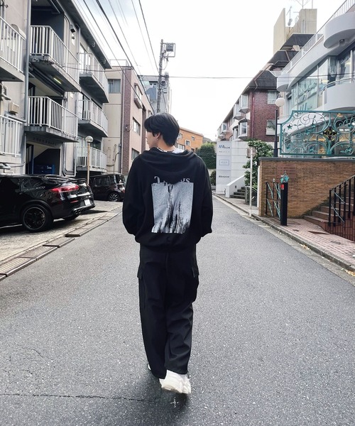 Figments(フィグメンツ)の「ナイロンカーゴパンツ(カーゴパンツ・レディース・ブラック/カーキ・FREE)」の8枚目の写真