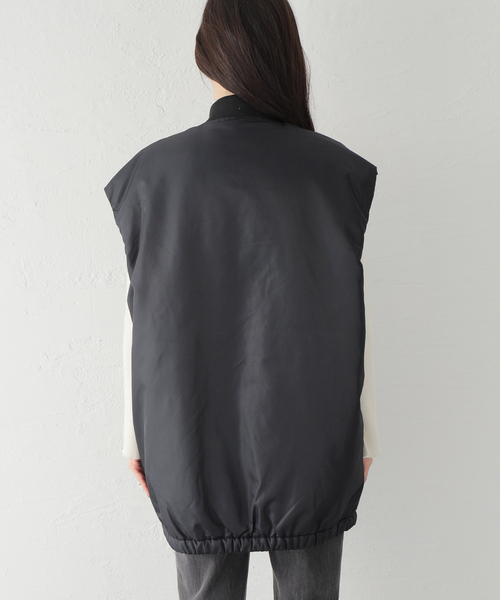 KIFFE（キッフェ）の「【KIFFE/キッフェ】BIG FIT MA-1 COCOON（MA-1・レディース・ブラック/カーキ・FREE）」の18枚目の写真