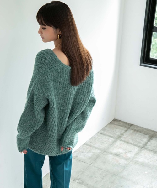 fifth（フィフス）の「ハイウエストセンターシームストレートパンツ（その他パンツ・レディース・チャコールグレー/ネイビー/ブルー系その他・S/M/L）」の13枚目の写真