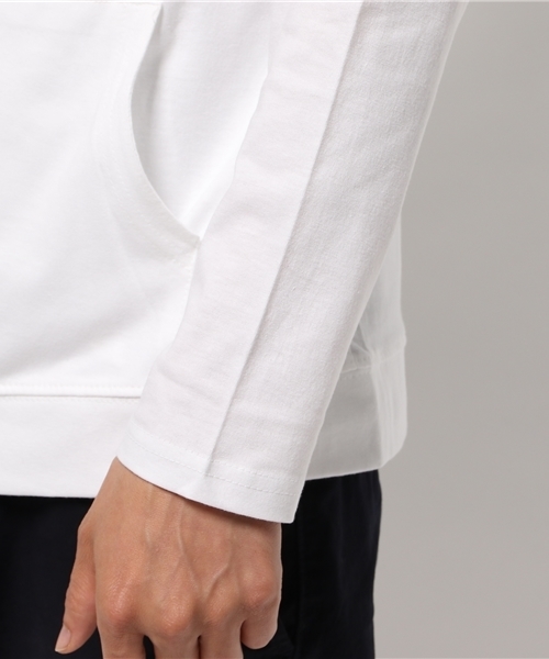 WEGO(ウィゴー)の「WEGO/カットZIPパーカー(パーカー・メンズ・ホワイト/ブラック/杢グレー/オートミール/サックスブルー/ロイヤルブルー/ライトイエロー/レッド・MEDIUM/LARGE)」の16枚目の写真