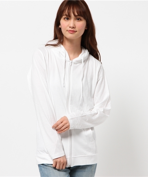 WEGO(ウィゴー)の「WEGO/カットZIPパーカー(パーカー・メンズ・ホワイト/ブラック/杢グレー/オートミール/サックスブルー/ロイヤルブルー/ライトイエロー/レッド・MEDIUM/LARGE)」の14枚目の写真