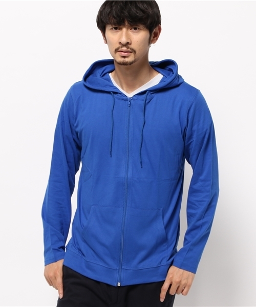 WEGO(ウィゴー)の「WEGO/カットZIPパーカー(パーカー・メンズ・ホワイト/ブラック/杢グレー/オートミール/サックスブルー/ロイヤルブルー/ライトイエロー/レッド・MEDIUM/LARGE)」の22枚目の写真