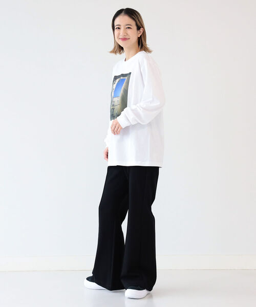 Ray BEAMS（レイビームス）の「Available Today × Ray BEAMS / 別注 New Point view ロングスリーブTシャツ（Tシャツ/カットソー・レディース・ホワイト・ONE SIZE）」の3枚目の写真