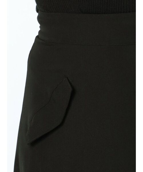 MURUA（ムルーア）の「プリーツアシメフレアスカート（スカート・レディース・ブラック/ベージュ・1/2）」の11枚目の写真