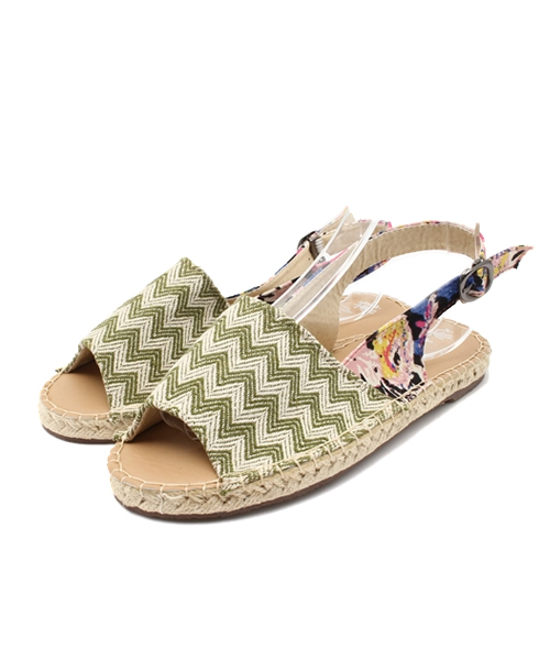 チャイハネ（チャイハネ）の「【チャイハネ】フロール エスパサンダル（サンダル・レディース・イエロー/カーキ/ブラック・FREE）」の4枚目の写真