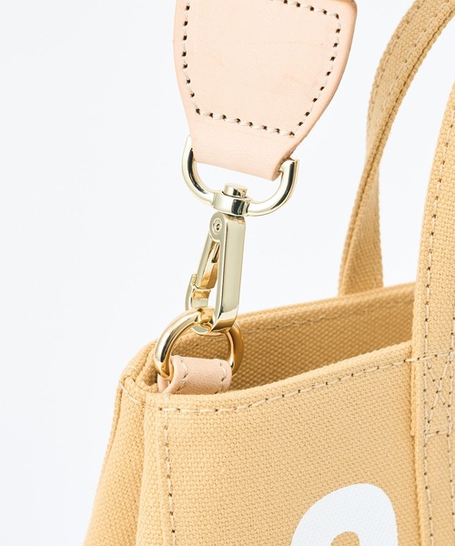 russet（ラシット）の「《SHOPPER》メッセージショッパー S (CE-592)（トートバッグ・レディース・グレー/イエロー系その他・FREE）」の6枚目の写真