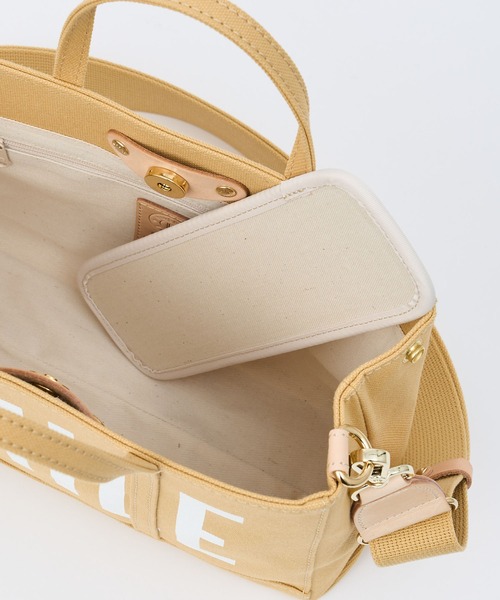 russet（ラシット）の「《SHOPPER》メッセージショッパー S (CE-592)（トートバッグ・レディース・グレー/イエロー系その他・FREE）」の7枚目の写真