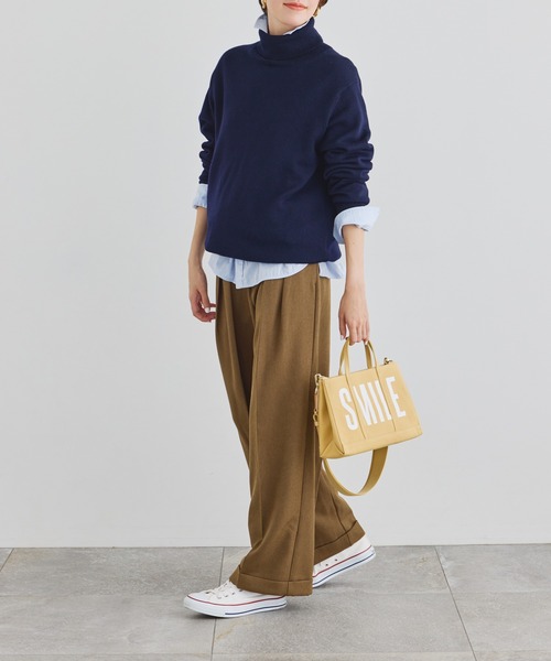 russet（ラシット）の「《SHOPPER》メッセージショッパー S (CE-592)（トートバッグ・レディース・グレー/イエロー系その他・FREE）」の5枚目の写真