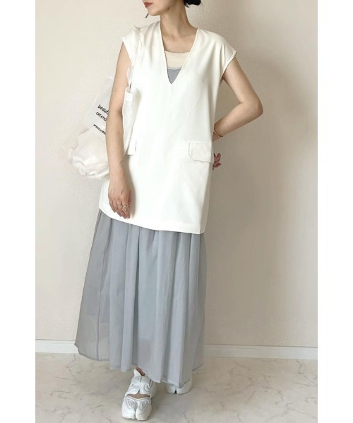 セール】【ZOZO限定】ディープVネックベスト（ベスト