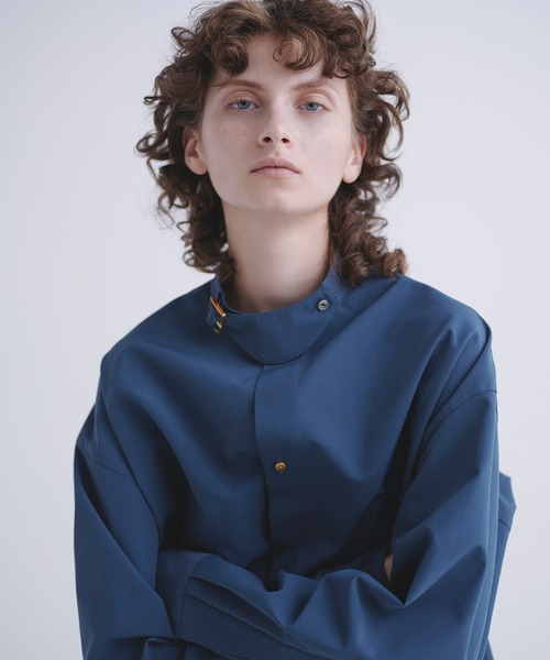 CULLNI（クルニ）の「23-SS-004/ TC Weather Band Collar ChinTab