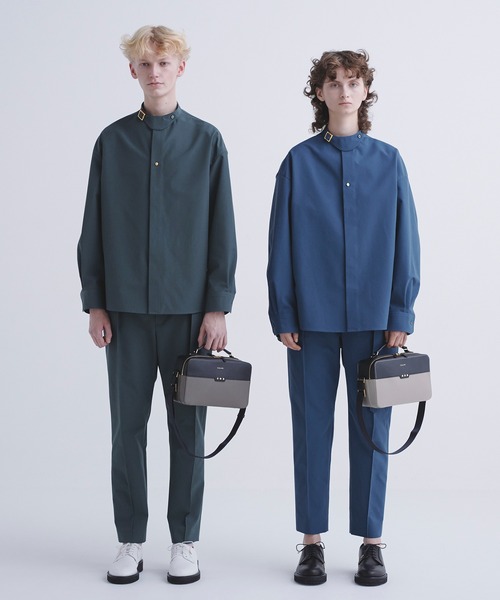 CULLNI（クルニ）の「23-SS-004/ TC Weather Band Collar ChinTab