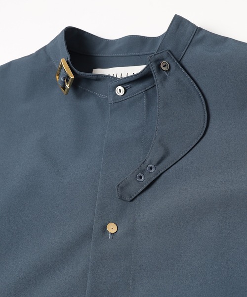 CULLNI（クルニ）の「23-SS-004/ TC Weather Band Collar ChinTab