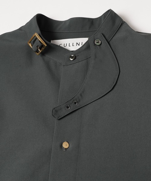 CULLNI（クルニ）の「23-SS-004/ TC Weather Band Collar ChinTab 