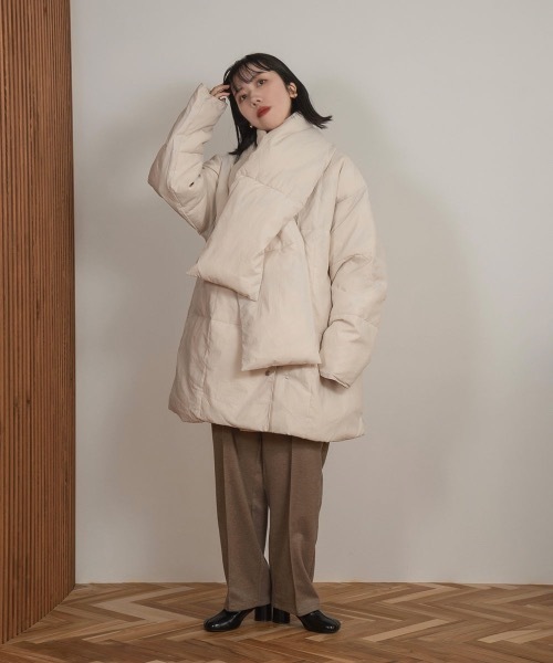 lawgy（ラウジー）の「medi quilting muffler set outer（その他アウター）」 WEAR