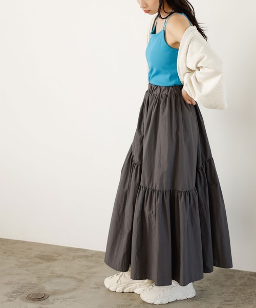 GeeRA（ジーラ）の「カップ付バッククロスキャミソール（キャミソール・レディース・ブラウン/ブラック/ブルー/オフホワイト・SMALL/MEDIUM/LARGE/X-LARGE）」の14枚目の写真