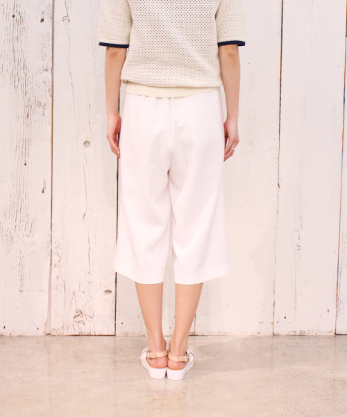 CIAOPANIC（チャオパニック）の「【Ciaopanic】　T/Rミモレ丈ガウチョパンツ（その他パンツ・レディース・ホワイト/ライトグレー/ネイビー/マスタード/カーキ/ベージュ・FREE）」の13枚目の写真