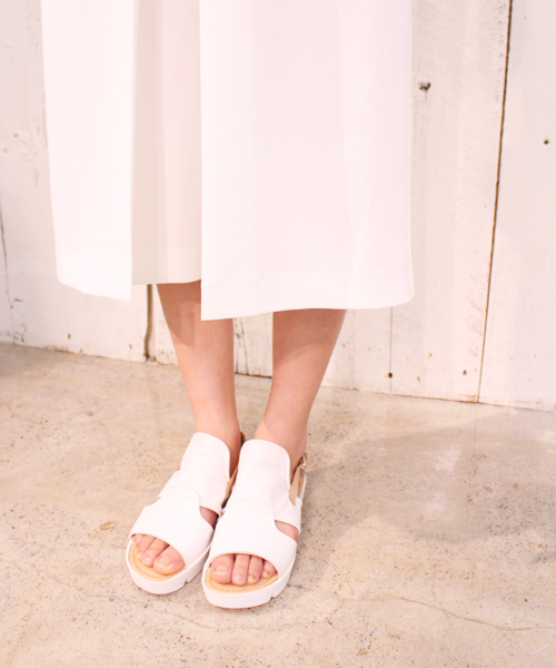 CIAOPANIC（チャオパニック）の「【Ciaopanic】　T/Rミモレ丈ガウチョパンツ（その他パンツ・レディース・ホワイト/ライトグレー/ネイビー/マスタード/カーキ/ベージュ・FREE）」の7枚目の写真