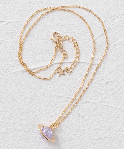 土星モチーフネックレス（ネックレス）｜gargle（ガーグル）の