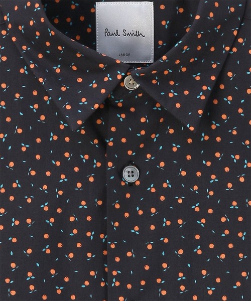 【人気】Paul Smith　ポールスミス　ローズコラージュプリントシャツ 人気】Paul Smith ポールスミス ローズコラージュプリントシャツ