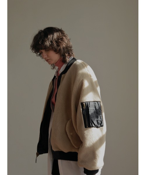 AMAIL（アマイル）の「2face bear coat（ブルゾン・レディース・ブラック/カーキ・FREE）」の22枚目の写真