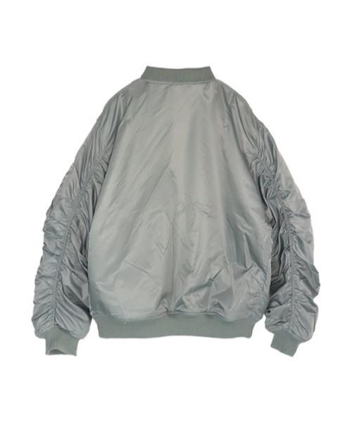 AMAIL（アマイル）の「2face bear coat（ブルゾン・レディース・ブラック/カーキ・FREE）」の11枚目の写真