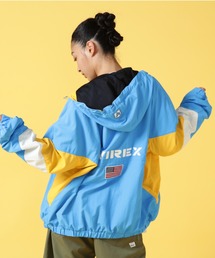 AVIREX | BAGGY FIT HOODED TEAM JACKET / バギーフィット フーディー チーム ジャケット(その他アウター)