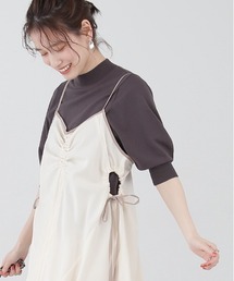 N.(N. Natural Beauty Basic) | ◆プレーティング天竺パフニット(ニット/セーター)