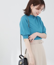 N.（N. Natural Beauty Basic） | ◆プレーティング天竺パフニット(ニット/セーター)