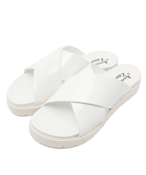 Another Edition（アナザーエディション）の「クロスサンダル/AEBC CROSS SNDL20◆（サンダル・レディース・ホワイト/ネイビー・37/36/38）」の11枚目の写真