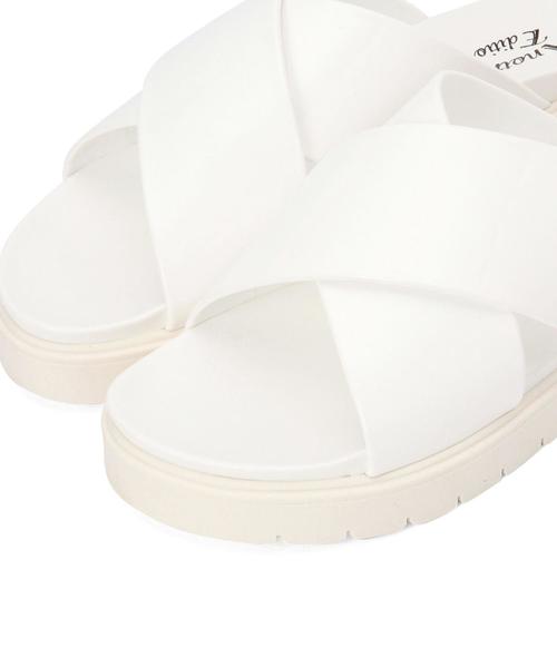 Another Edition（アナザーエディション）の「クロスサンダル/AEBC CROSS SNDL20◆（サンダル・レディース・ホワイト/ネイビー・37/36/38）」の7枚目の写真