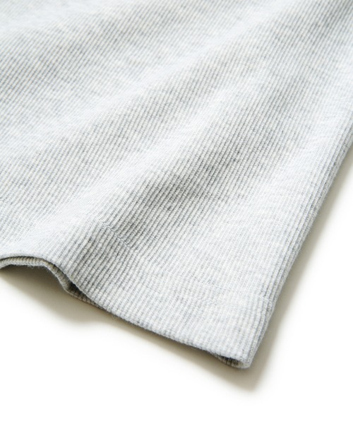 HANES(ヘインズ)の「【Hanes/ヘインズ】BEEFY ビーフィー リブタンクトップ 無地 フラットシーマ縫製(タンクトップ・メンズ・杢グレー/ホワイト/ネイビー/ブラック・LARGE/MEDIUM/X-LARGE)」の15枚目の写真