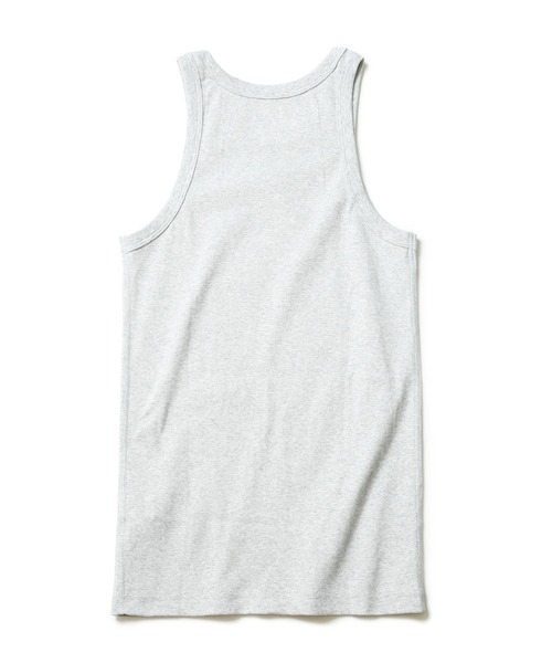 HANES(ヘインズ)の「【Hanes/ヘインズ】BEEFY ビーフィー リブタンクトップ 無地 フラットシーマ縫製(タンクトップ・メンズ・杢グレー/ホワイト/ネイビー/ブラック・LARGE/MEDIUM/X-LARGE)」の12枚目の写真