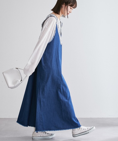 CIAOPANIC TYPY（チャオパニックティピー）の「【india】デニム刺繍V