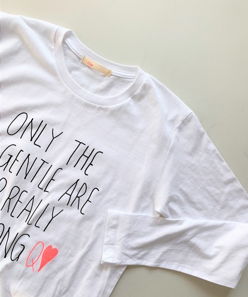 Q（キュー）の「STRONG ロンT（Tシャツ/カットソー・レディース・ホワイト・MEDIUM）」の4枚目の写真