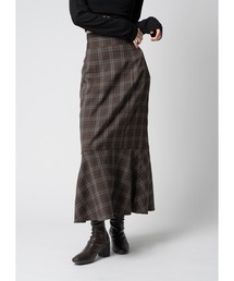 Adoon plain | チェックスカート(スカート)