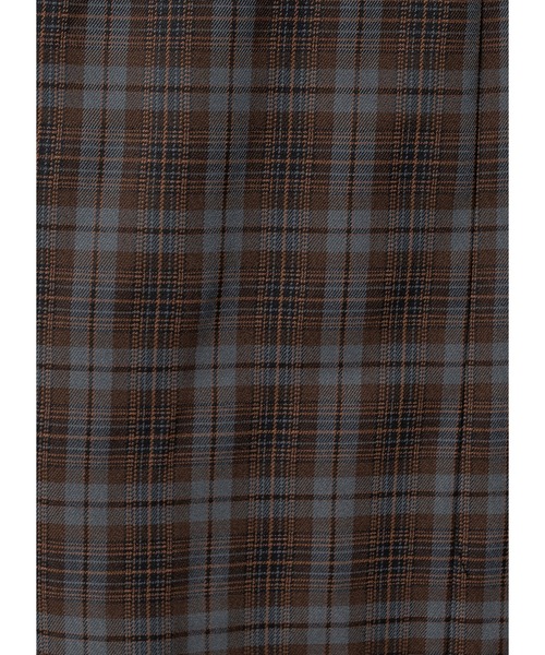 Adoon plain(アドーンプレーン)の「チェックスカート(スカート・レディース・ブラウン系その他/チャコールグレー・MEDIUM/LARGE)」の15枚目の写真