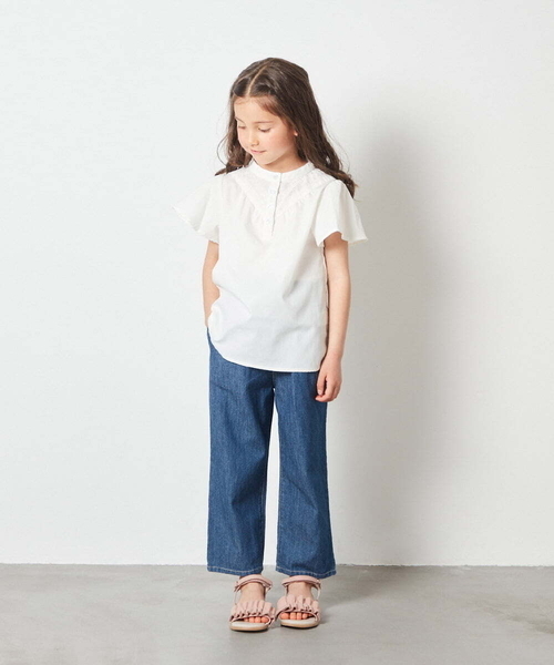 a.v.v（アーヴェヴェ）の「[KIDS]フリルフラットサンダル[WEB限定サイズ]（サンダル・キッズ・ピンク/ネイビー/ライトピンク/ライトブルー・18/20/24/19/21/23/17/22）」の10枚目の写真