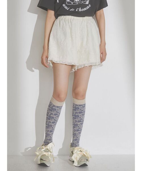 merry jenny（メリージェニー）の「シアーオーガンジーキュロット（その他パンツ・レディース・ブラック/オフホワイト/アイボリー・FREE）」の18枚目の写真