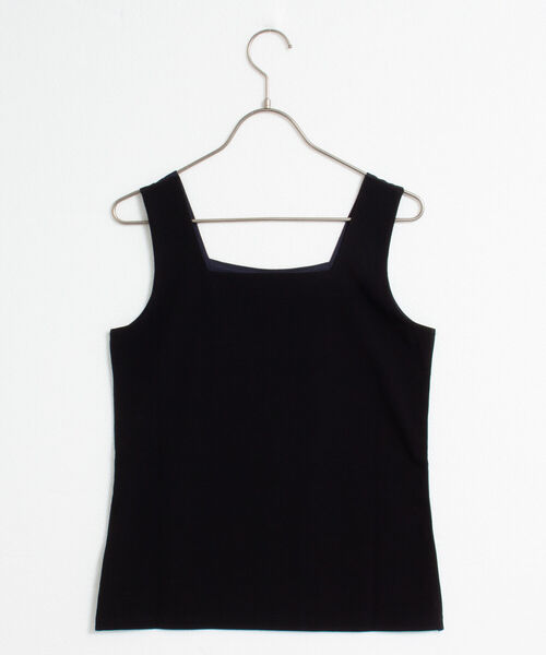 NOLLEY’S（ノーリーズ）の「サテン×ベア天2WAYタンクトップ（タンクトップ・レディース・ホワイト/ブルー系その他7/ライトグレー/ミント/ベージュ・38/36）」の7枚目の写真