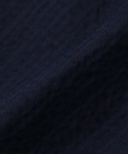 NANO universe（ナノユニバース）の「LB.03/シアサッカー2Bシャツジャケット（テーラードジャケット・メンズ・カーキ/ベージュ/ネイビー・M/S/L）」の16枚目の写真