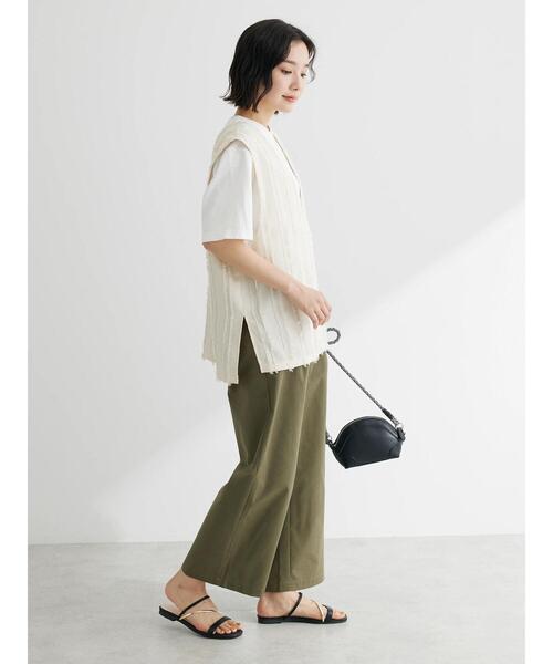 Green Parks(グリーンパークス)の「デザインVネックベスト(ベスト・レディース・ブラック/カーキ/ホワイト系その他2・FREE)」の13枚目の写真