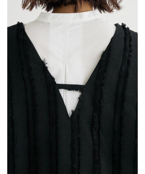 Green Parks(グリーンパークス)の「デザインVネックベスト(ベスト・レディース・ブラック/カーキ/ホワイト系その他2・FREE)」の16枚目の写真