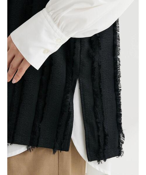 Green Parks(グリーンパークス)の「デザインVネックベスト(ベスト・レディース・ブラック/カーキ/ホワイト系その他2・FREE)」の17枚目の写真