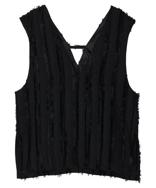 Green Parks(グリーンパークス)の「デザインVネックベスト(ベスト・レディース・ブラック/カーキ/ホワイト系その他2・FREE)」の19枚目の写真