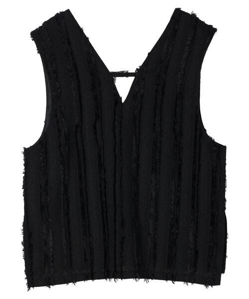 Green Parks(グリーンパークス)の「デザインVネックベスト(ベスト・レディース・ブラック/カーキ/ホワイト系その他2・FREE)」の20枚目の写真