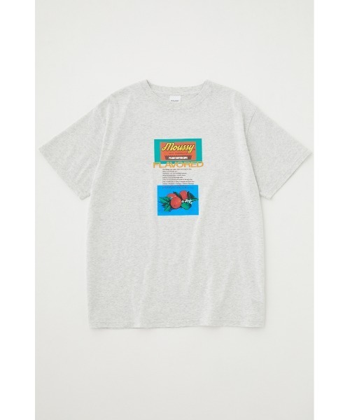 MOUSSY(マウジー)の「COLLAGE 23 Tシャツ(Tシャツ/カットソー・レディース・ブラック/ホワイト系その他2/オレンジ/杢グレー/ホワイト・FREE)」の17枚目の写真