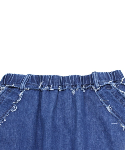 RNA（アールエヌエー）の「G1052 カットオフミニスカート（デニムスカート・レディース・ブラック/ライトインディゴブルー・MEDIUM）」の14枚目の写真